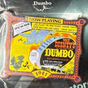 Disney parks 100 Years of Dreams Dumbo Movie Poster 2001 trading pin nwt